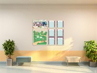 «Если хочешь быть здоровым» - Информационный стенд для оформления стен в ДОУ