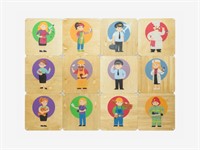 Набор декоративных стеновых панелей «Профессии»