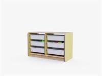 Двойной модуль для хранения игрушек из коллекции мебели «НЕГА»