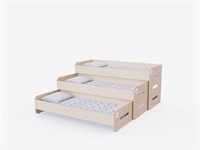 Раздвижная кровать 3 секции в спальную зону из коллекции «НЕГА»