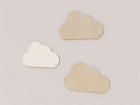 Декоративные настенные панели «Облака» (3 шт.)