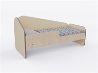 Детская кровать с высокими бортиками из коллекции «НЕГА»