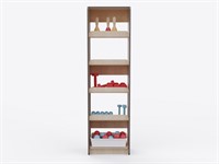 Стеллаж с бортиком из коллекции «НЕГА» (560x2000х350)