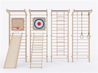 Спортивный настенный комплекс «Юный атлет» (с турником)