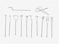 Набор зондов логопедических по методике Е.В. Новиковой (12 шт.)