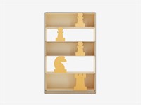 Напольный стеллаж для хранения шахмат