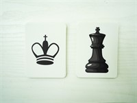 Карточки с шахматными фигурами