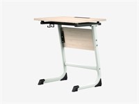 Ученический стол одноместный регулируемый с наклоном столешницы