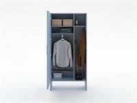 Шкаф для верхней одежды персонала во входную группу из коллекции мебели «НЕГА»