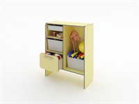 Шкаф для игрушек во входную группу из коллекции мебели «НЕГА»