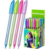 Ручка шариковая синяя U-108 Spring Stick 1.0, Ultra Glide Technology 58108 /Erich Krause/