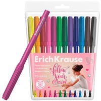 Фломастеры 12цв. Erichkrause Pointes, 61810
