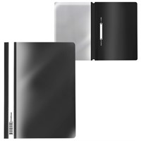 Папка-скоросшиватель пластиковая Fizzy Classic A4, черный 50010 ErichKrause