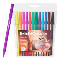 Фломастеры 12 цв. Prima Cat 65028 Erichkrause