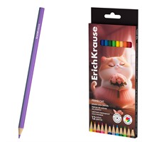 Карандаши цвет. 12 цв. Prima Cat 65010 ErichKrause