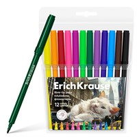 Фломастеры 12 цв. Big City Cats 62990 Erichkrause