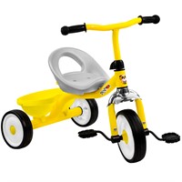 Велосипед трехколесный желтый JTR04-2 колеса EVA