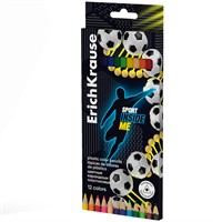 Карандаши цвет. 12 цв. Sport DNA 61809 ErichKrause