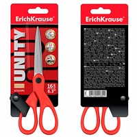 Ножницы 16 см Unity красный 21882 ErichKrause