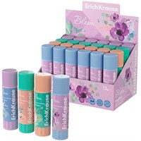 Клей карандаш EasyStick Pastel Bloom, 13г, ассорти 60498 /Erich Krause/ СТОК