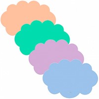 Доска для лепки пластиковая Matt Pastel Bloom облачко, ассорти 61242 ErichKrause