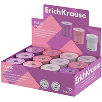 Точилка пластик Flask, Candy с контейнером ассорти 60050 ErichKrause