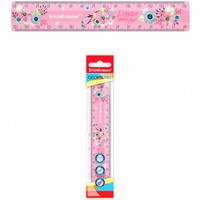 Линейка пластик 15см Colibri 55475 ErichKrause.