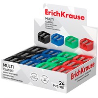 Точилка пластик Multi, Classic, двойная, ассорти 38575 ErichKrause
