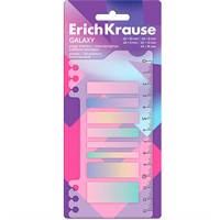 Клейкие закладки пластиковые Galaxy, 160 листов 63664 ErichKrause