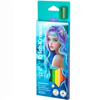 Карандаши цвет. 12 цв. Aquamarine с точилкой 65024 ErichKrause