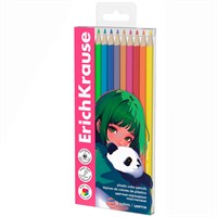 Карандаши цвет. 12 цв. Panda Hugs 62935 ErichKrause