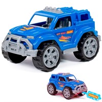 Автомобиль Легионер  синий в сетке 87607 П-Е /16/