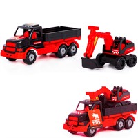 Автомобиль бортовой + экскаватор  MAMMOET Сталкер 95923 П-Е