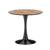 Стол TAMEA дуб вотан (черная ножка) 1шт. PP0020DB (в уп. без пал.) (от 12 шт)