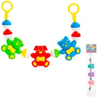 Погремушка подвеска Забавные зверята 48 см 71569 П-Е /12/