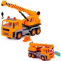 Автомобиль Алмаз кран инерционный в сетке 86716 П-Е /6/