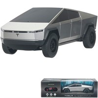 Машина на радиоуправлении ELPICK-24L-GY Tesla cybertruck, свет, 24,5 см, серебристый,аккум. Технопарк