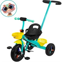 Велосипед трехколесный зеленый JTRL103-1 колеса EVA