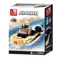 Конструктор Армия 38-0587H Катер 73 дет. в коробке