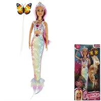 Кукла Карапуз 66001M-LH4-S-BB София 29 см руки и ноги сгиб,свет прядь