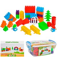 Конструктор детский, набор "Юный агроном", 52 детали, 1/10 КДЮА-3021