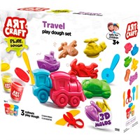 Набор для творчества Набор для лепки Транспорт, тесто 3х56г 03998 AЯT CRAFT