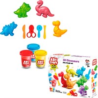 Набор для творчества Набор для лепки Динозаврики, тесто 3х56г 03995 AЯT CRAFT