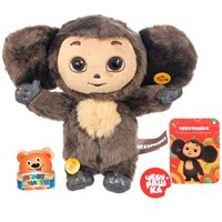 Мульти-Пульти Чебурашка 20 см с pu глазами, озвученный МУЛЬТИ-ПУЛЬТИ M122991CH-PU-20S