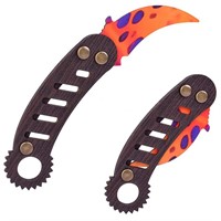 Деревянный Нож Раскладной Коготь тигра Л_0018