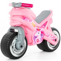 Каталка мотоцикл МХ розовая 80608 П-Е /1/