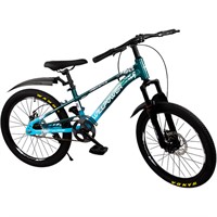Велосипед двухколесный 22" WILLPOWER зелено-голубой  FG240528231L-2