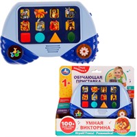 Игрушка на батарейках Умная викторина Шаинский музыка обучающая приставка. 100 песен, стихов, звуков HT512-R