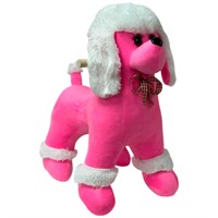 Качалка Пудель плюш розовый 98059202