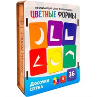 Деревянный Игра Развивающая для малышей Цвета и Формы G-019